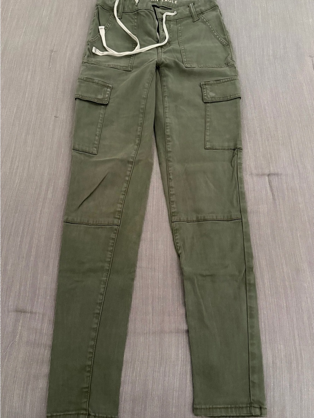 American Eagle Outfitters Olive Green Skinny Cargo Pants